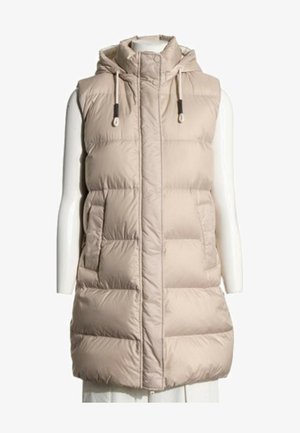 Brunello Cucinelli, PUFFER BEIGE - Veste sans manches - beige