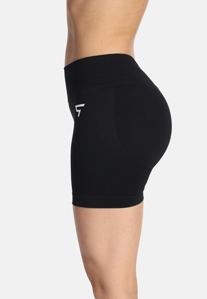SQUATPROOF, SHORTS EPSOLE SEAMLESS GYM SHORTS - Krátke bežecké legíny - black