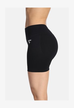 SQUATPROOF, SHORTS EPSOLE SEAMLESS GYM SHORTS - Krátke bežecké legíny - black