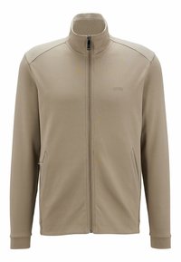 BOSS Felpa con zip - light green