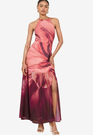 REGULAR FIT - PRINTED HALTER SLEEVELESS  - Maxi dress - purple floral