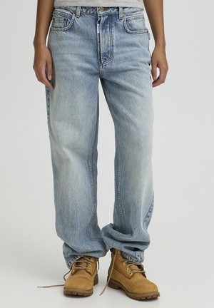 SAGA STRAIGHT - Jeans Relaxed Fit - medium blue indiigo