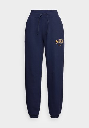 HIGH RISE PANT - Tracksuit bottoms - midnight navy
