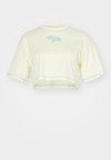 CROP TEE - Print T-shirt - alabaster
