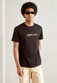 Antony Morato - REGULAR FIT WITH LOGO - Camiseta estampada - black Imagen en miniatura 1
