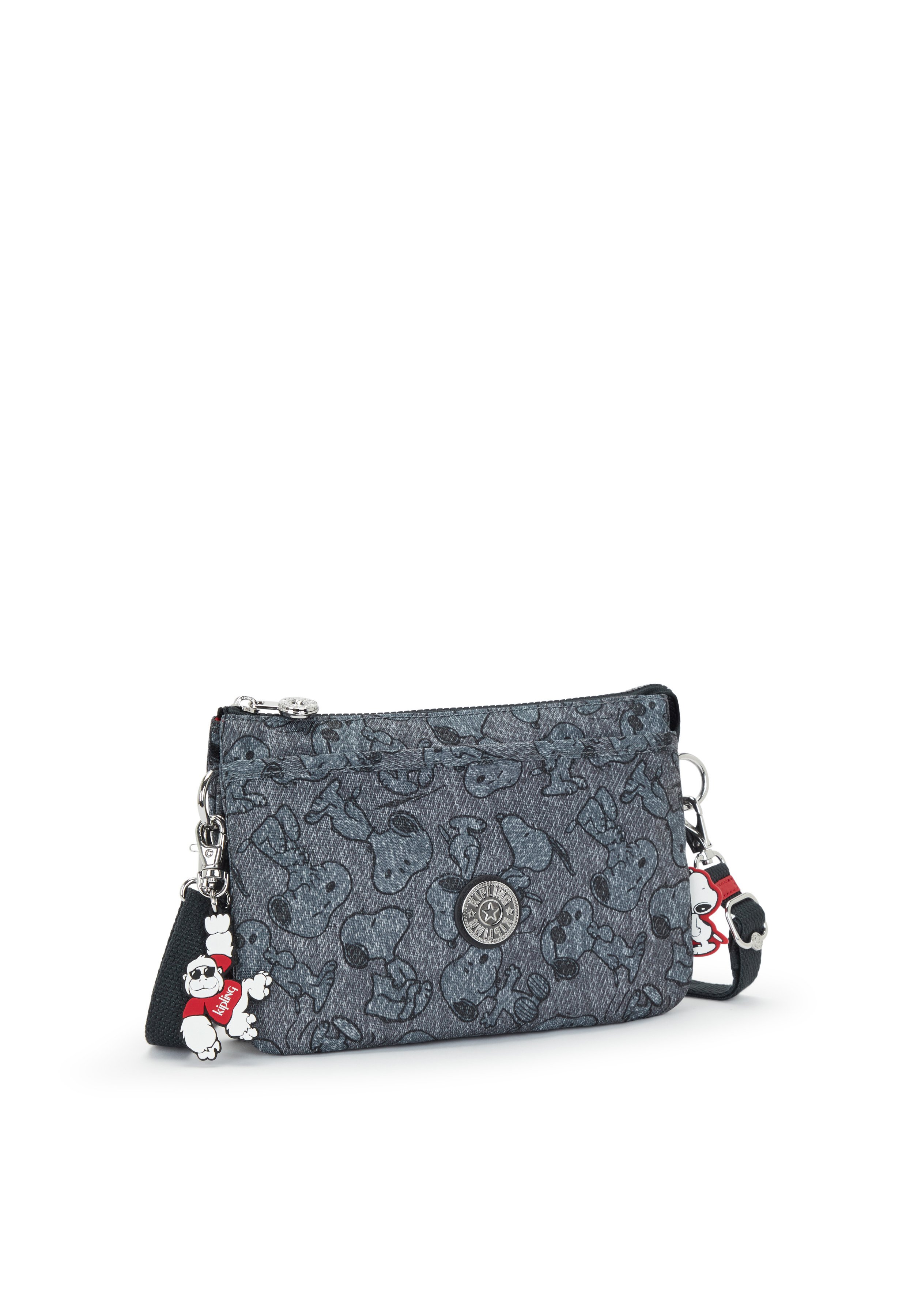 Kipling RIRI X MTV Umhangetasche doggy denim print dunkelblau meliert Zalando