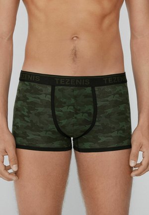 BEDRUCKTER MIT KONTRAST KANTEN UND LOGO - Boxerbriefs - black