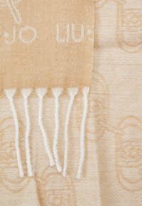 LIU JO STOLA JACQUARD LOGO CATENA - Sjaal - cammello