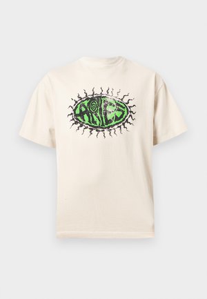 GRUNGE TEE UNISEX - Nyomott mintás póló - beige