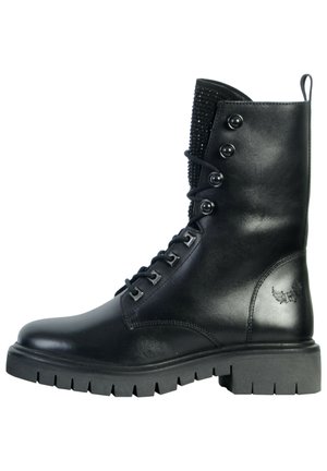 Bottines à lacets - noir