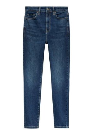 Mango HIGH-RISE SKINNY - Uske traperice - dark blue
