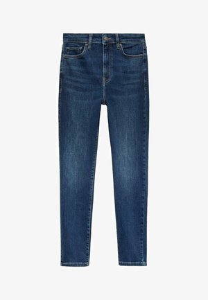 Mango HIGH-RISE SKINNY - Blugi skinny fit - dark blue