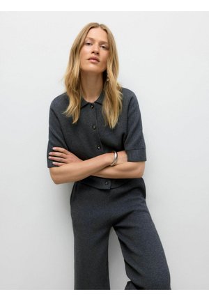 Vero Moda AWUKNO - Kardiganas - dark grey melange