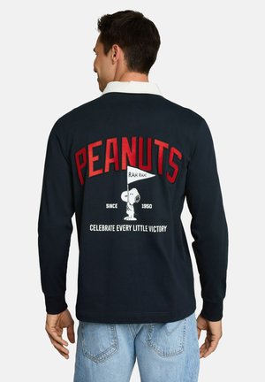 TOM TAILOR, PEANUTS PRINTED RUGBY POLOSHIRT - Poloshirt - sky captain blue