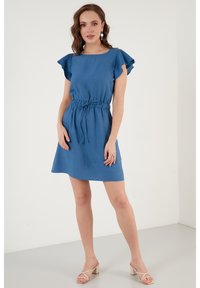 LELA SLIM FIT - Päevakleit - indigo