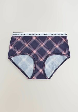 Next, MIDI FIT - LOGO KNICKERS 4 PACK - Slip - navy pink check