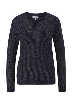 Strickpullover - blau