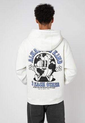 Sublevel CARTOONPRINT - Hoodie - white