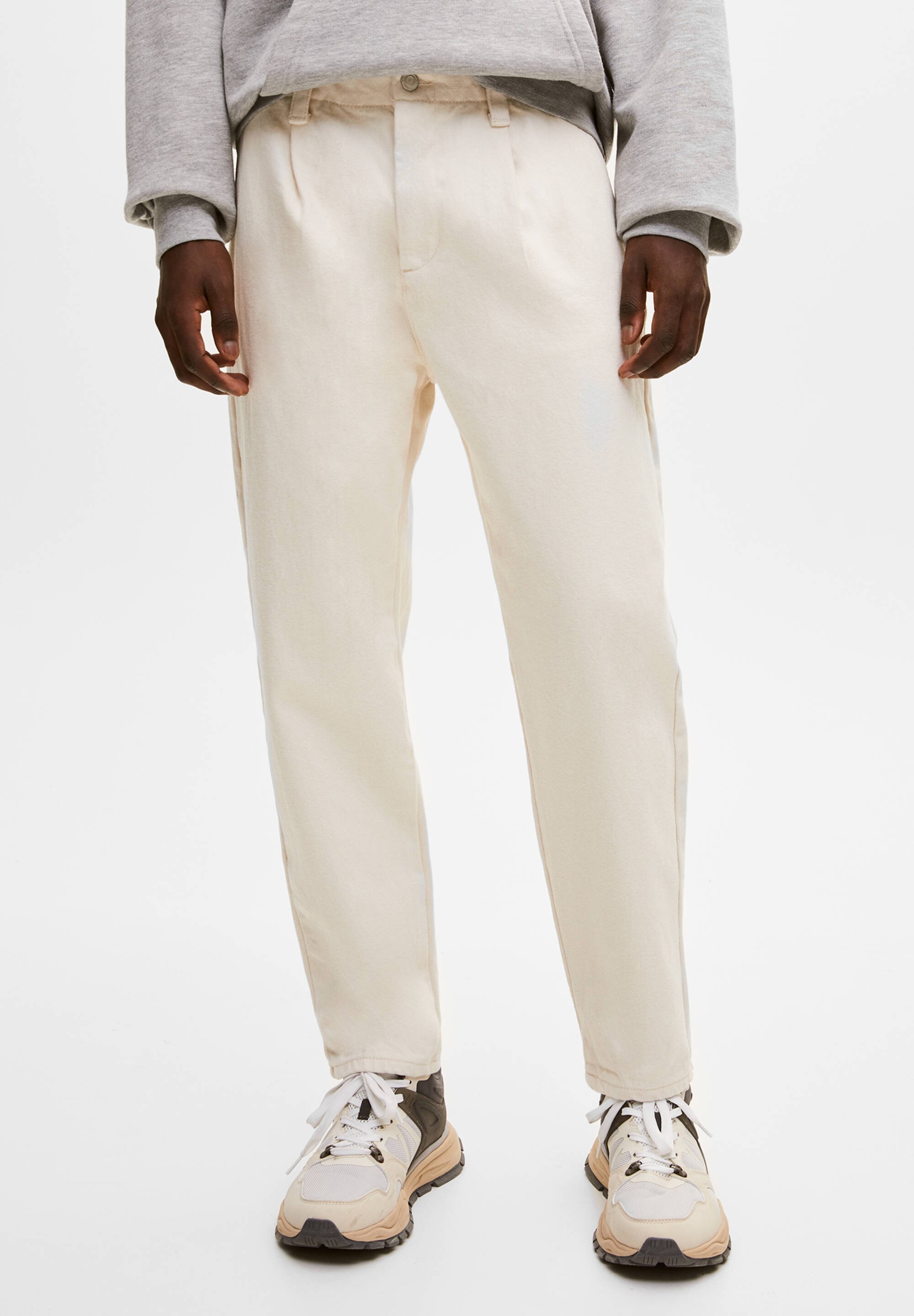 PULL\u0026BEAR BALLOON FIT - Pantaloni - off white/avorio - Zalando.it