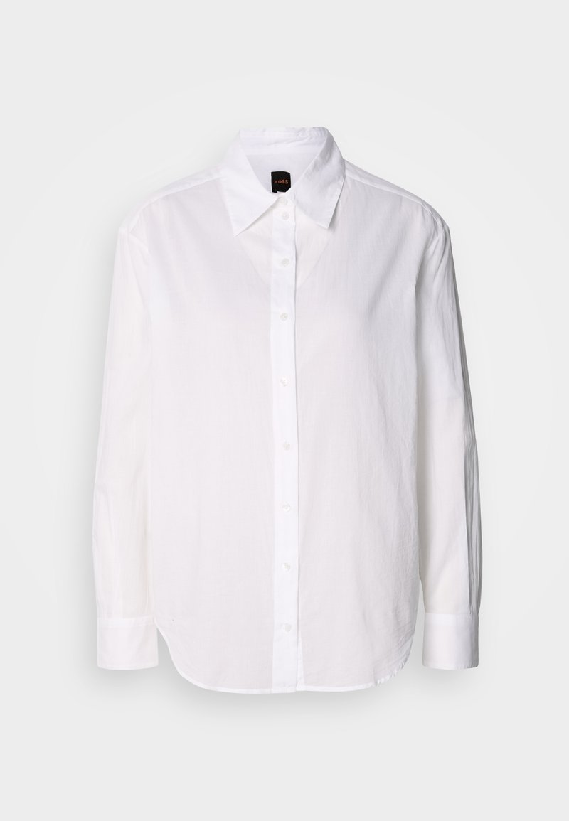 Boss Overhemdblouse wit Boss Overhemdblouse wit