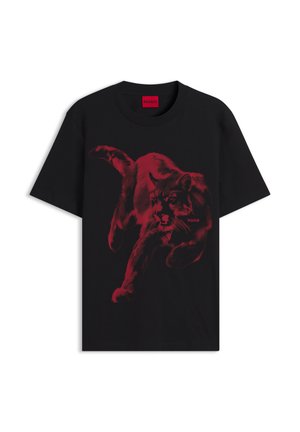 HUGO, DAFFILO - T-Shirt print - black