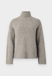 SLFGABRIELLA HIGH NECK  - Striktrøje - steel gray