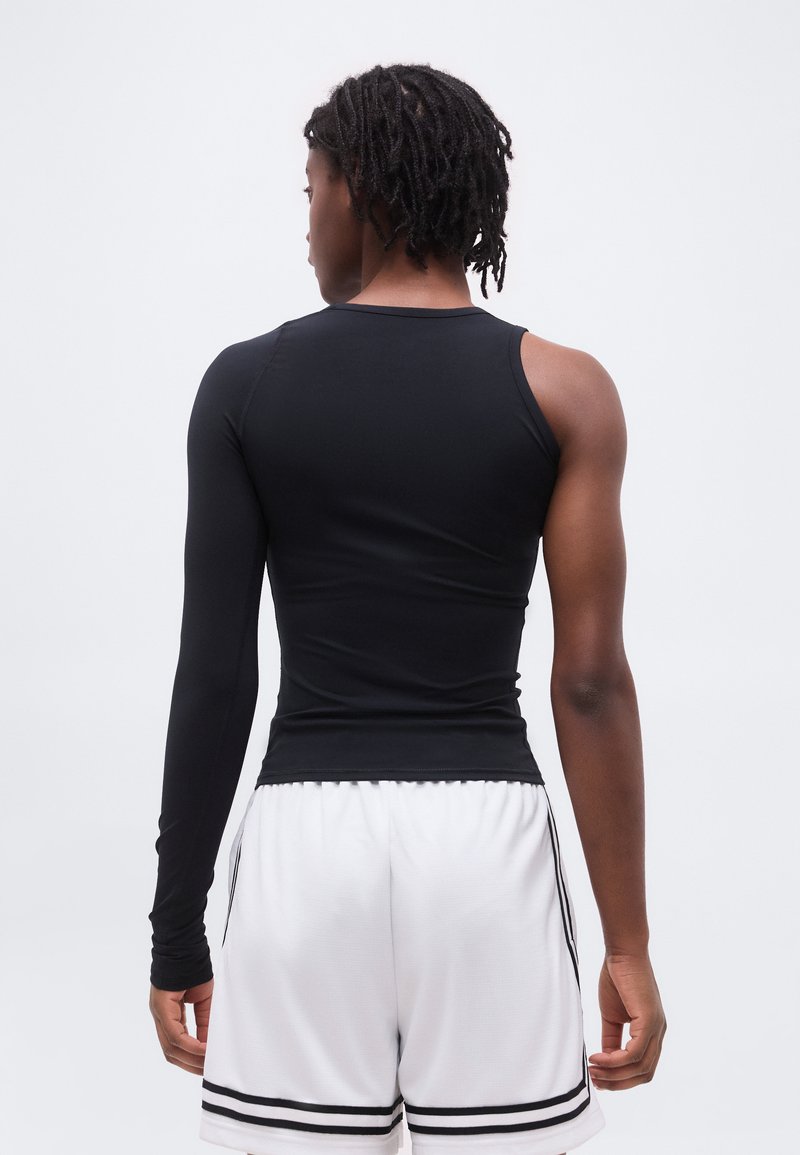 Nike Performance A'JA A'SYMMETRIC - Top s dlouhým rukávem - black/white