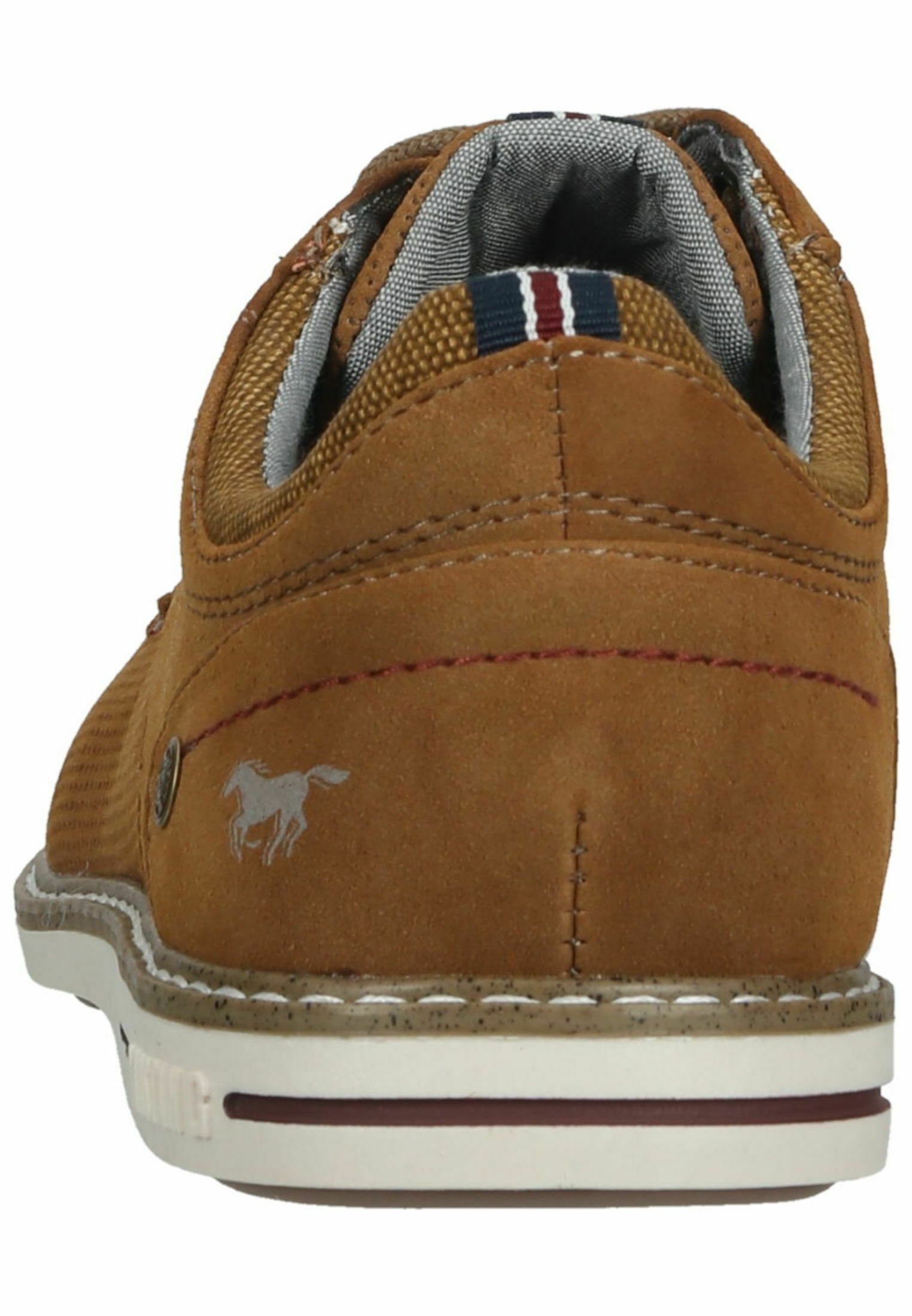 MUSTANG Herren Sneaker – Halbschuh Mit Schnürung & Seitlichem Reißverschluss, Aus Lederimitat, Lässig & Flexibel