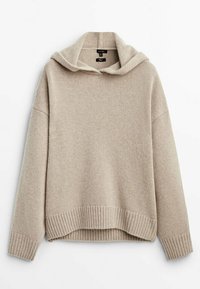 Massimo Dutti Kapuzenpullover - stone