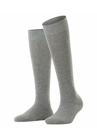 Esprit BASIC PURE - Kniestrümpfe - light greymel