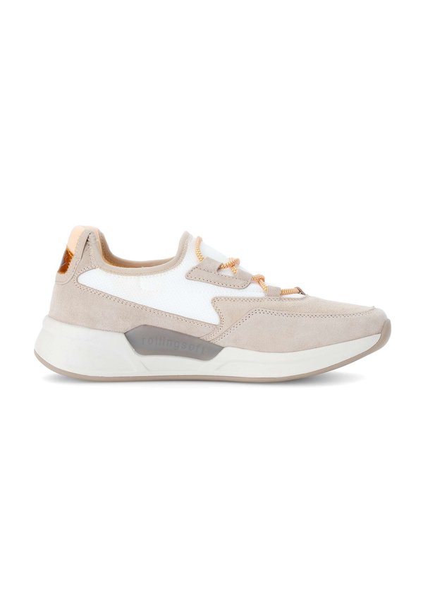 SNEAKER LOW - Sneaker low - oasi weiss orange
