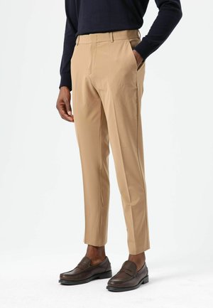 HIGH WAIST - Pantalon - camel