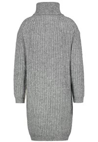 Sublevel ROLLKRAGEN - Strickkleid - dark grey