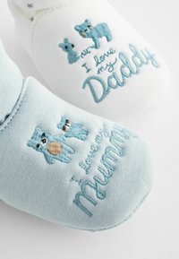 Next MUMMY AND DADDY 2 PACK REGULAR FIT - Obuv pre bábätká - blue