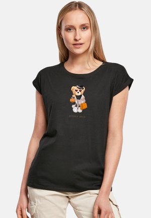 Print T-shirt - black
