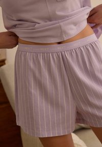 Next SHORT SLEEVE SET - Pyjama set - lilac purple stripe