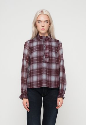 VMEMILIE CHECK - Blouse - grey