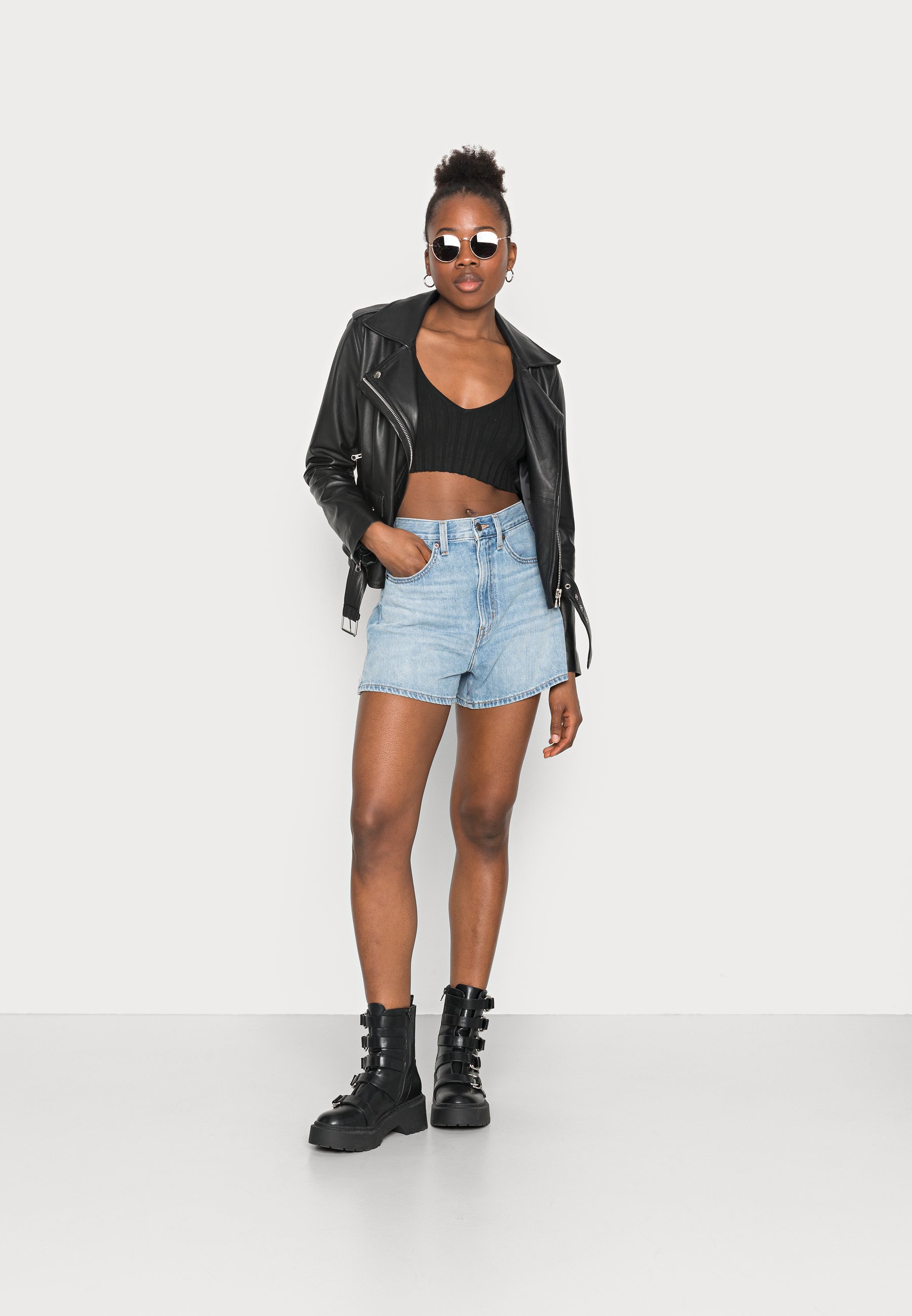 Levi's® HIGH LOOSE - Jeansshort - blue denim/blauw denim/bluedenim - Zalando .nl