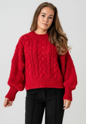 NORA SWEATER - Strickpullover - red