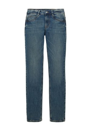 TOM TAILOR ALEXA STRAIGHT - Jean droit - mid stone wash denim