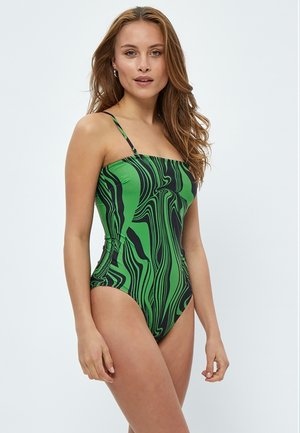 NABINA - Plavky - apple green graphic print