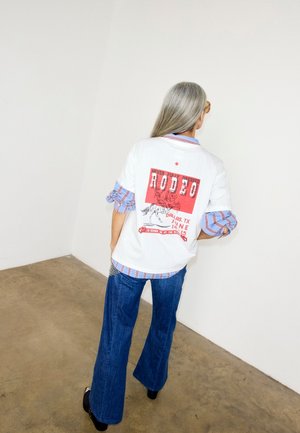 WHITE RODEO T-SHIRT - Tričko s potlačou - white