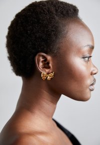 BOW EARRINGS - Earrings - gold-coloured