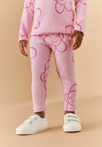 Next STANDARD - Leggingsit - pink smile flower