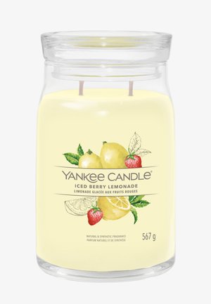 Yankee Candle SIGNATURE LARGE JAR ICED BERRY LEMONADE - Geurkaars - yellow