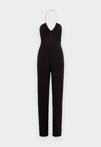 WIDE LEG CHAIN JUMPSUIT - Pajac - black
