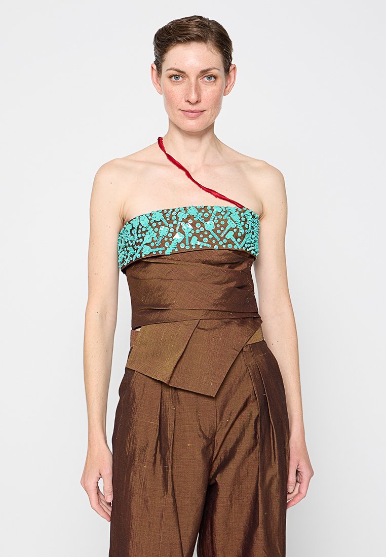 TORY BURCH Top meerkleurig