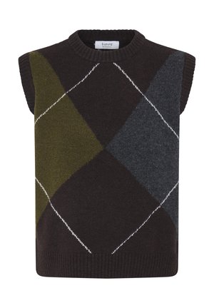b.young, BYOSMILLA SLIPOVER - Veste sans manches - java mel. argyle