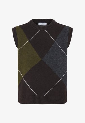 b.young, BYOSMILLA SLIPOVER - Veste sans manches - java mel. argyle