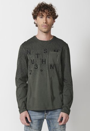 Top dugih rukava - kaki   khaki
